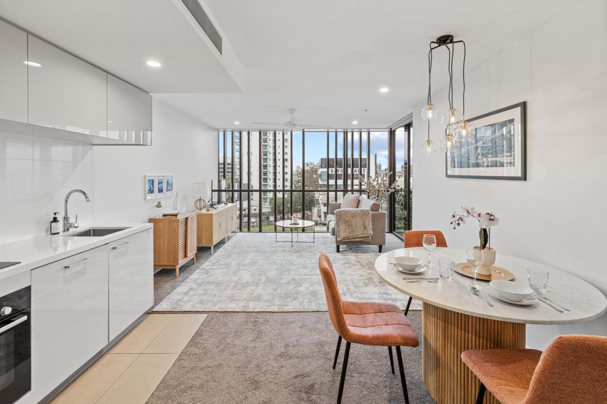 Hearty Milton Apartments Brisbane Exterior photo